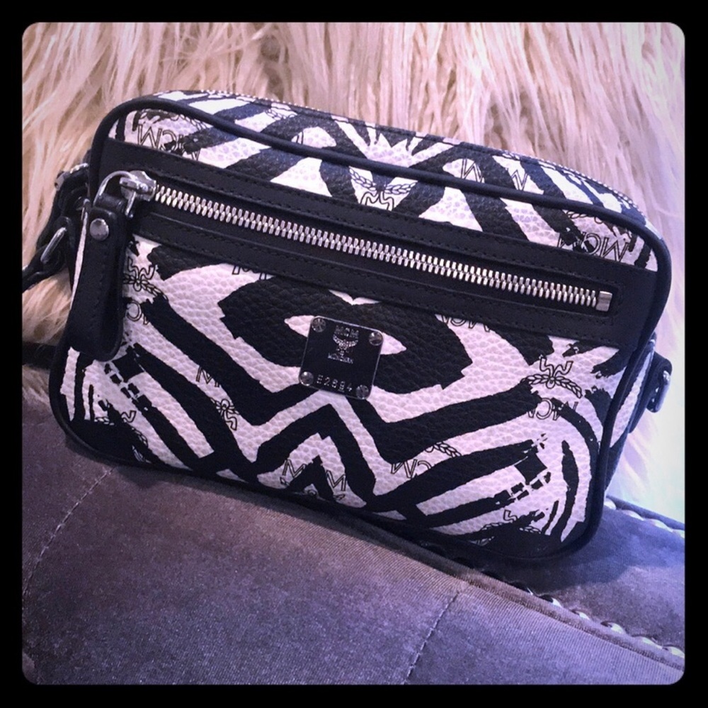 Reduced ❤️RARE MCM ZEBRA PRINT CROSSBODY BAG❤️